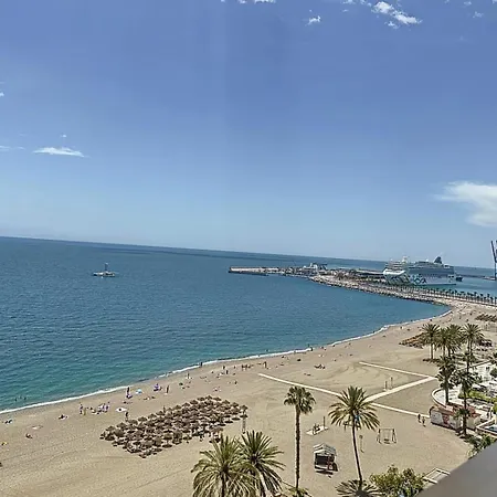 Espectaculares Vistas Al Mar Playa Malagueta * Малага
